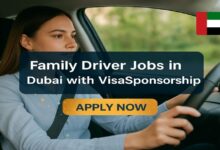 Family Driver Jobs in Dubai with Visa Sponsorship