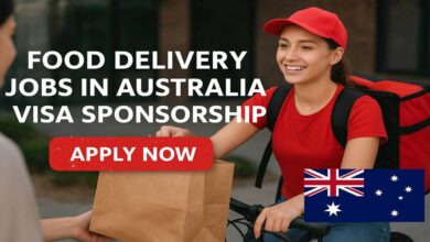 Food Delivery Jobs in Australia Visa Sponsorship