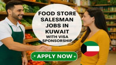 Food Store Salesman Jobs in Kuwait with Visa Sponsorship