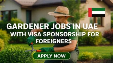Gardener Jobs in UAE with Visa Sponsorship For Foreigners