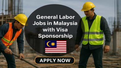 General Labor Jobs in Malaysia with Visa Sponsorship