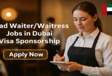 Head WaiterWaitress Jobs in Dubai Visa Sponsorship