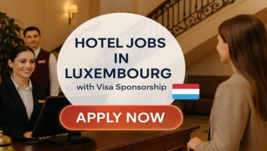 Hotel Jobs in Luxembourg with Visa Sponsorship