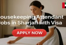 Housekeeping Attendant Jobs in Sharjah with Visa