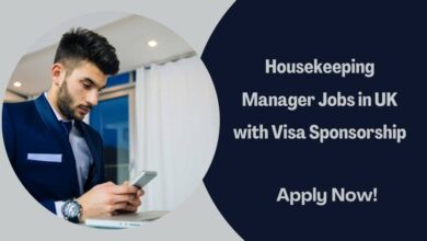 Housekeeping Manager Jobs in UK with Visa Sponsorship