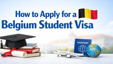 How to Apply for a Belgium Student Visa