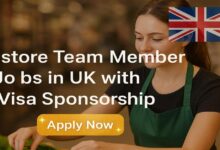 Instore Team Member Jobs in UK with Visa Sponsorship