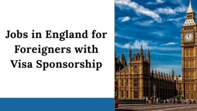 Jobs in England for Foreigners with Visa Sponsorship