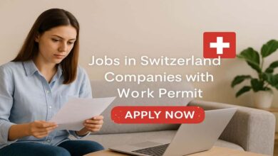 Jobs in Switzerland Companies with Work Permit