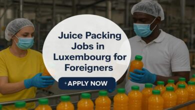 Juice Packing Jobs in Luxembourg for Foreigners