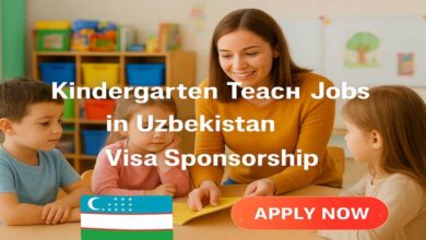 Kindergarten Teacher Jobs in Uzbekistan Visa Sponsorship