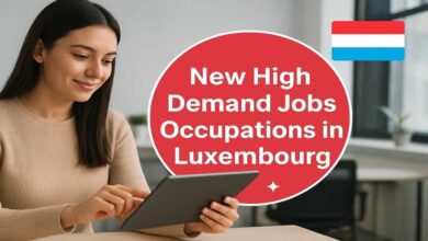 New High Demand Jobs Occupations in Luxembourg