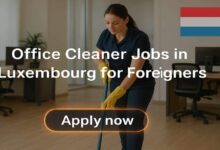 Office Cleaner Jobs in Luxembourg for Foreigners