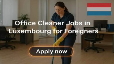Office Cleaner Jobs in Luxembourg for Foreigners