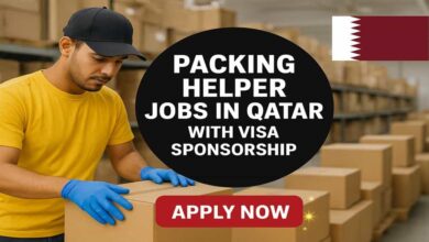 Packing Helper Jobs in Qatar with Visa Sponsorship