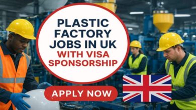 Plastic Factory Jobs in UK With Visa Sponsorship