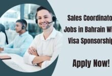 Sales Coordinator Jobs in Bahrain With Visa Sponsorship