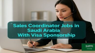 Sales Coordinator Jobs in Saudi Arabia With Visa Sponsorship
