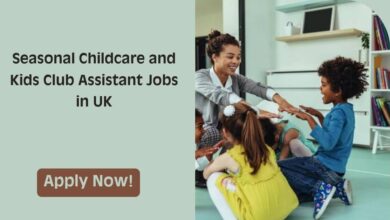 Seasonal Childcare and Kids Club Assistant Jobs in UK