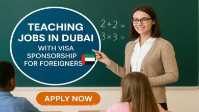 Teaching Jobs in Dubai with Visa Sponsorship For Foreigners