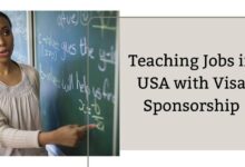 Teaching Jobs in USA with Visa Sponsorship