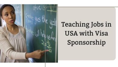 Teaching Jobs in USA with Visa Sponsorship