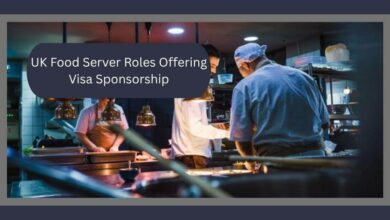 UK Food Server Roles Offering Visa Sponsorship
