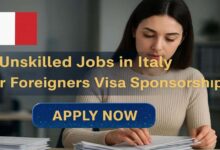 Unskilled Jobs in Italy For Foreigners Visa Sponsorship