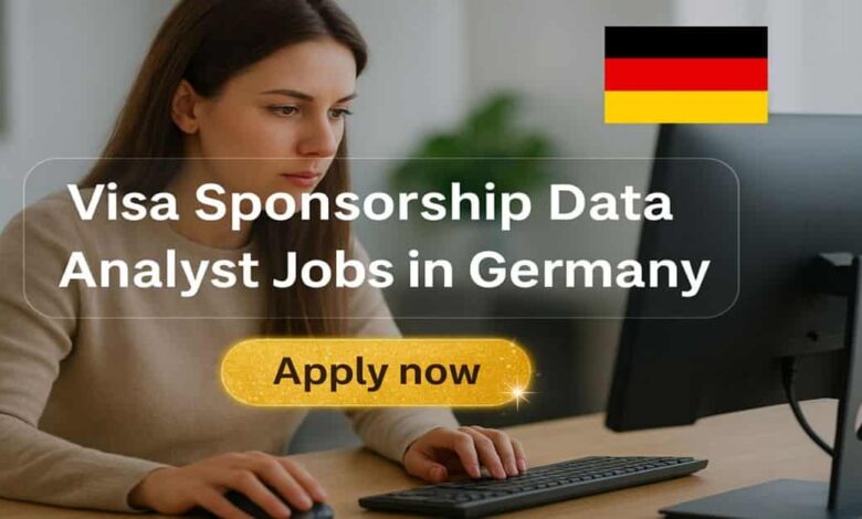 Visa Sponsorship Data Analyst Jobs in Germany