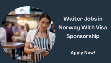 Waiter Jobs in Norway With Visa Sponsorship