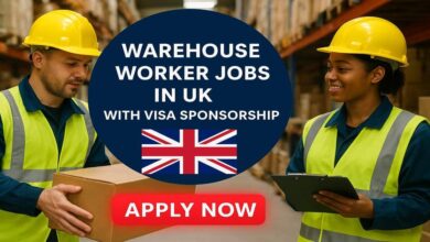 Warehouse Worker Jobs in UK With Visa Sponsorship