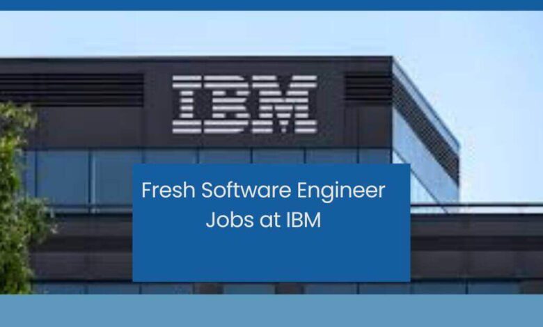 Fresh Software Engineer Jobs at IBM