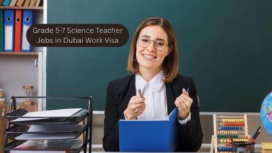 Grade 5-7 Science Teacher Jobs in Dubai Work Visa