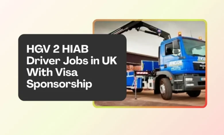 HGV 2 HIAB Driver Jobs in UK