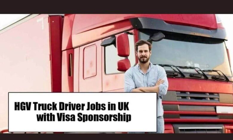 HGV Truck Driver Jobs in UK