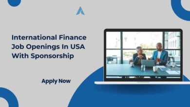 International Finance Job Openings In USA With Sponsorship