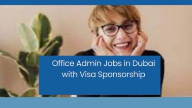 Office Admin Jobs in Dubai with Visa Sponsorship