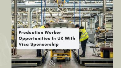 Production Worker Opportunities In UK With Visa Sponsorship