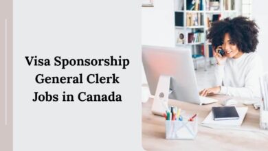 Visa Sponsorship General Clerk Jobs in Canada