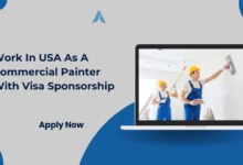 Work In USA As A Commercial Painter With Visa Sponsorship