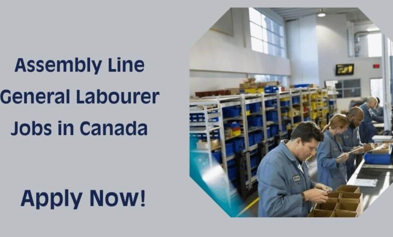 Assembly Line General Labourer Jobs in Canada