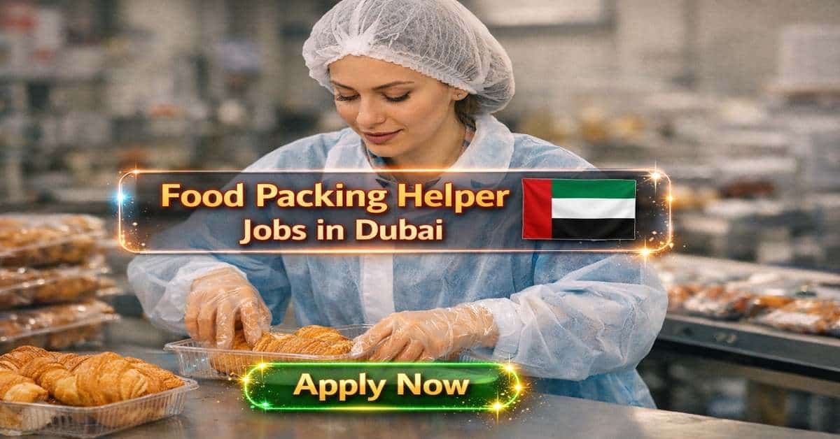 Food Packing Helper Jobs in Dubai 2026