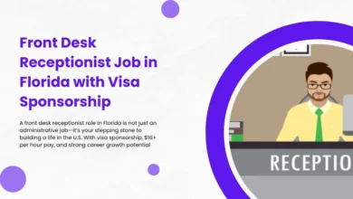 Front Desk Receptionist Job in Florida
