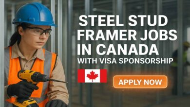 Steel Stud Framer Jobs in Canada with Visa Sponsorship