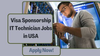 Visa Sponsorship IT Technician Jobs in USA
