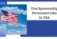 Visa Sponsorship Permanent Jobs in USA
