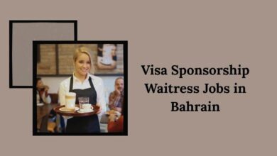 Visa Sponsorship Waitress Jobs in Bahrain