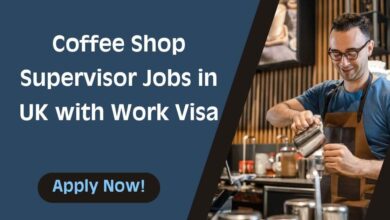 Coffee Shop Supervisor Jobs in UK with Work Visa