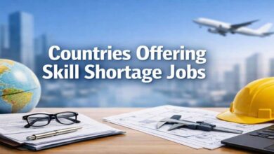 Countries Offering Skill Shortage Job