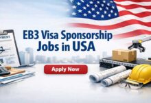 EB3 Visa Sponsorship Jobs in USA